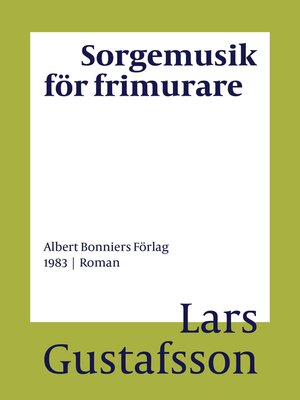 cover image of Sorgemusik för frimurare